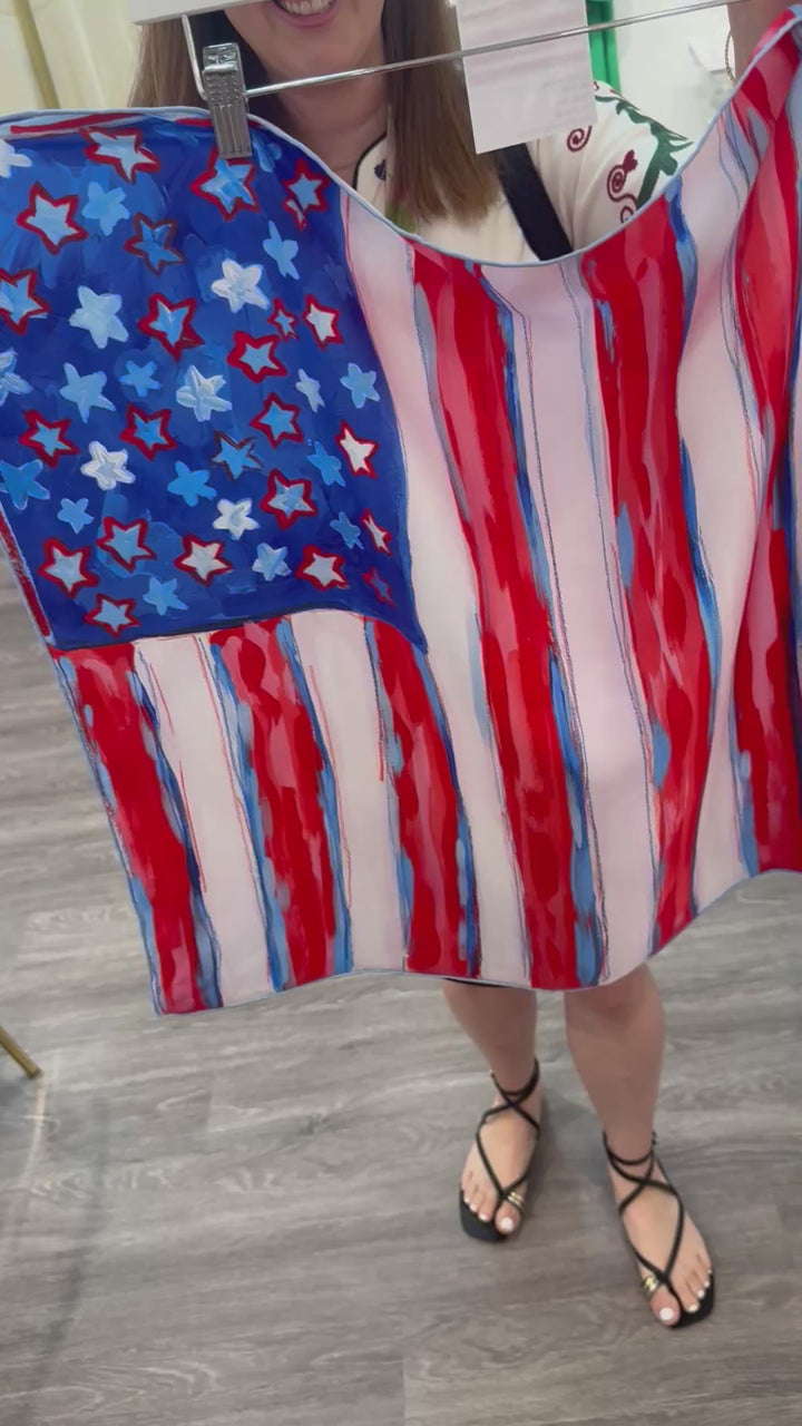 American Flag Scarf