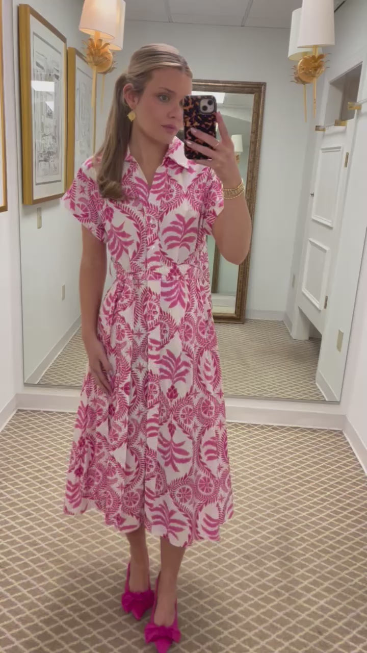 Naxos Maxi Dress | Pink