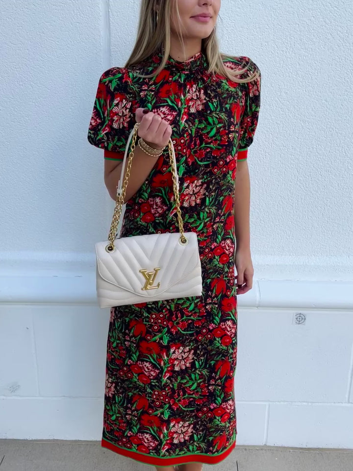 Louis Vuitton Leather New Wave Chain Bag Gold Chain Shoulder Bag