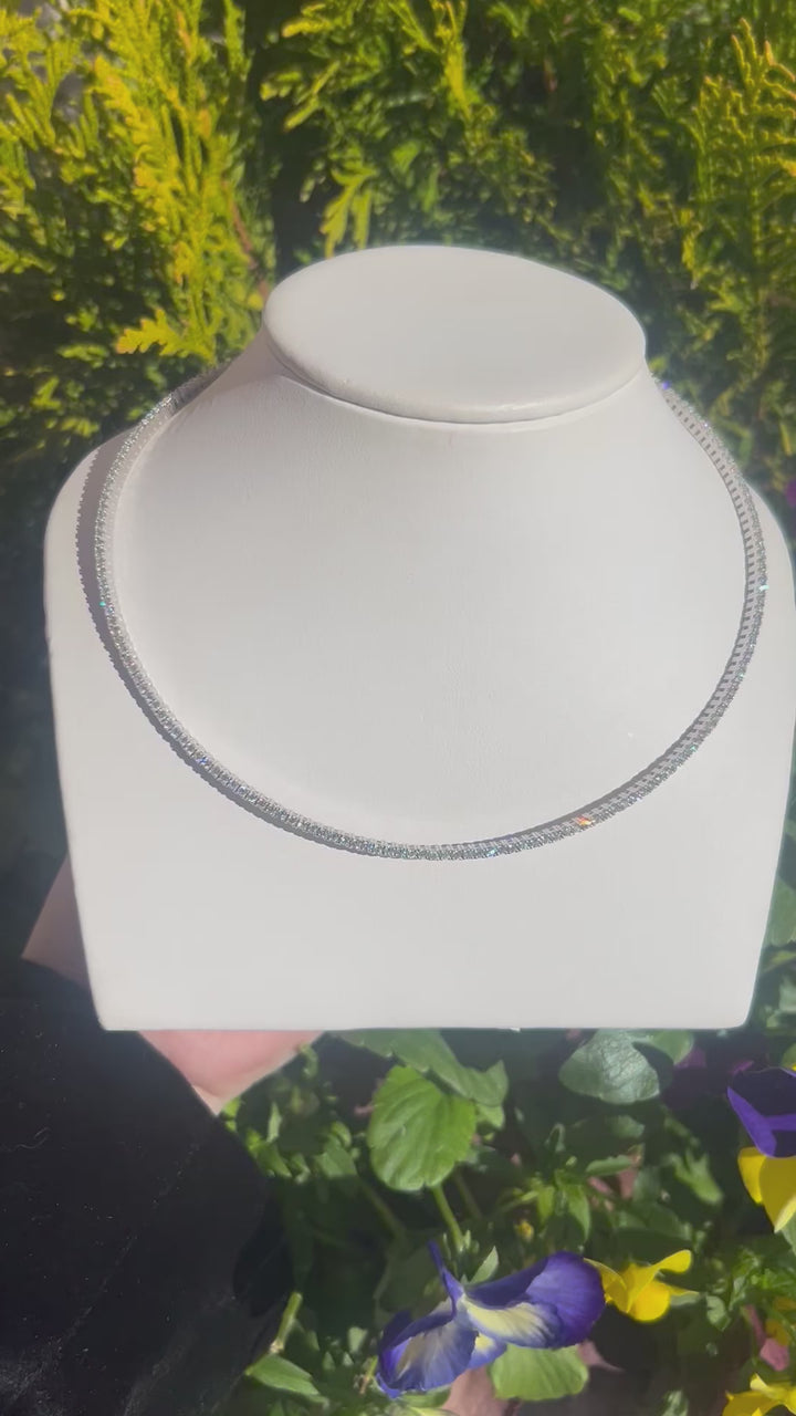 14kt 5.16ct Diamond Flex Necklace