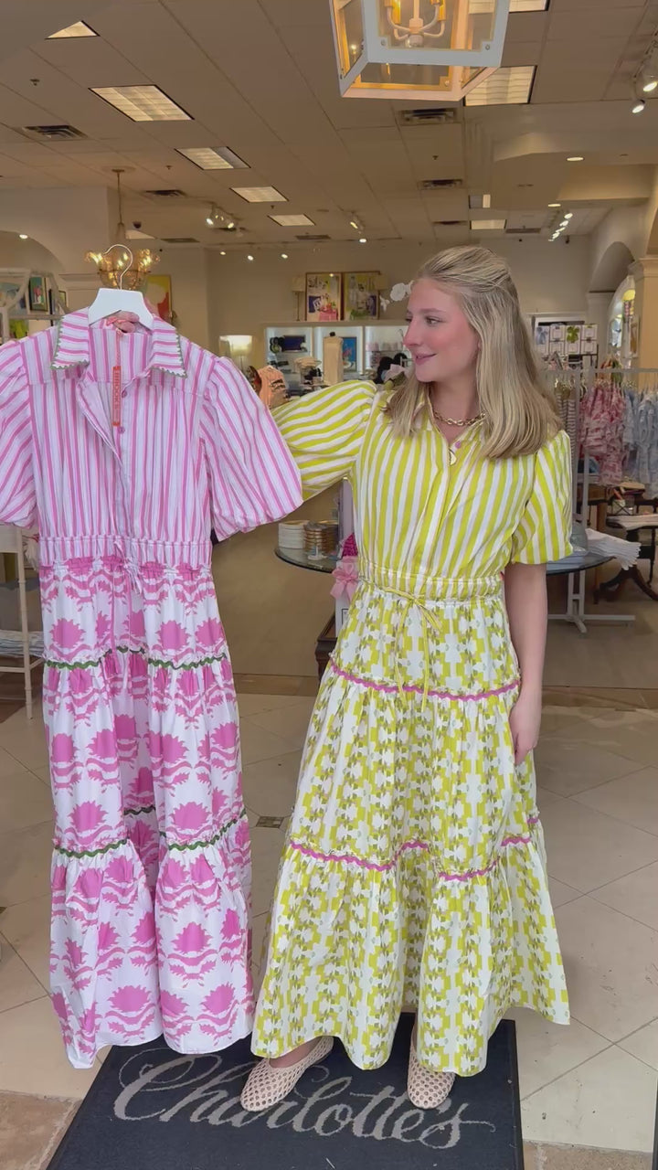 Banyan Puff Sleeve Dress | Lime & Vine