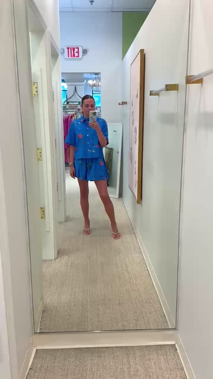 Parker Top | Blue Dip