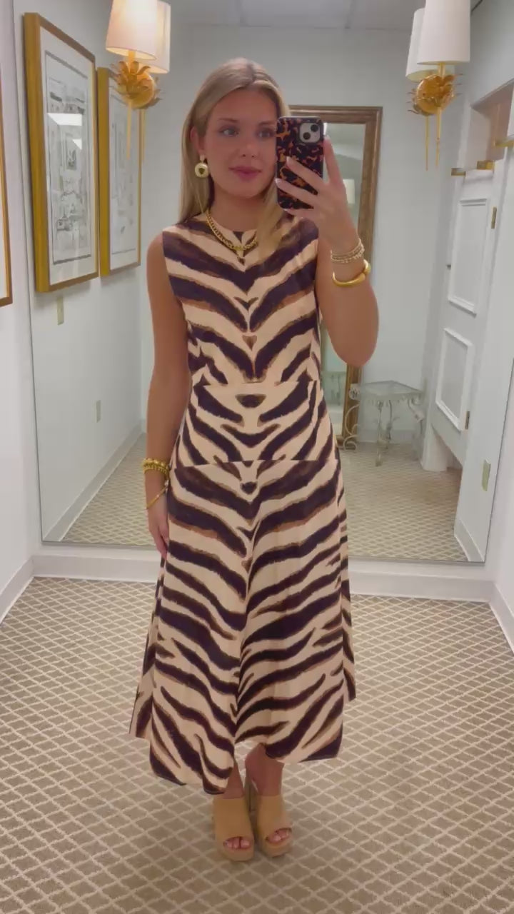 Claire Dress | Zebra