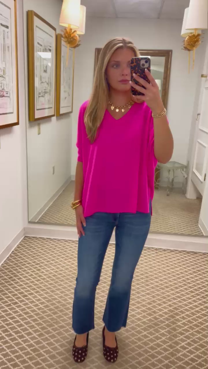 Bronte Tee | Diva Pink