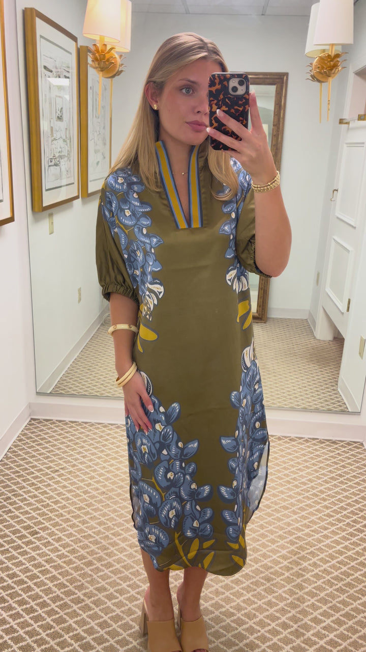 Poppy Caftan | Bluebonnet