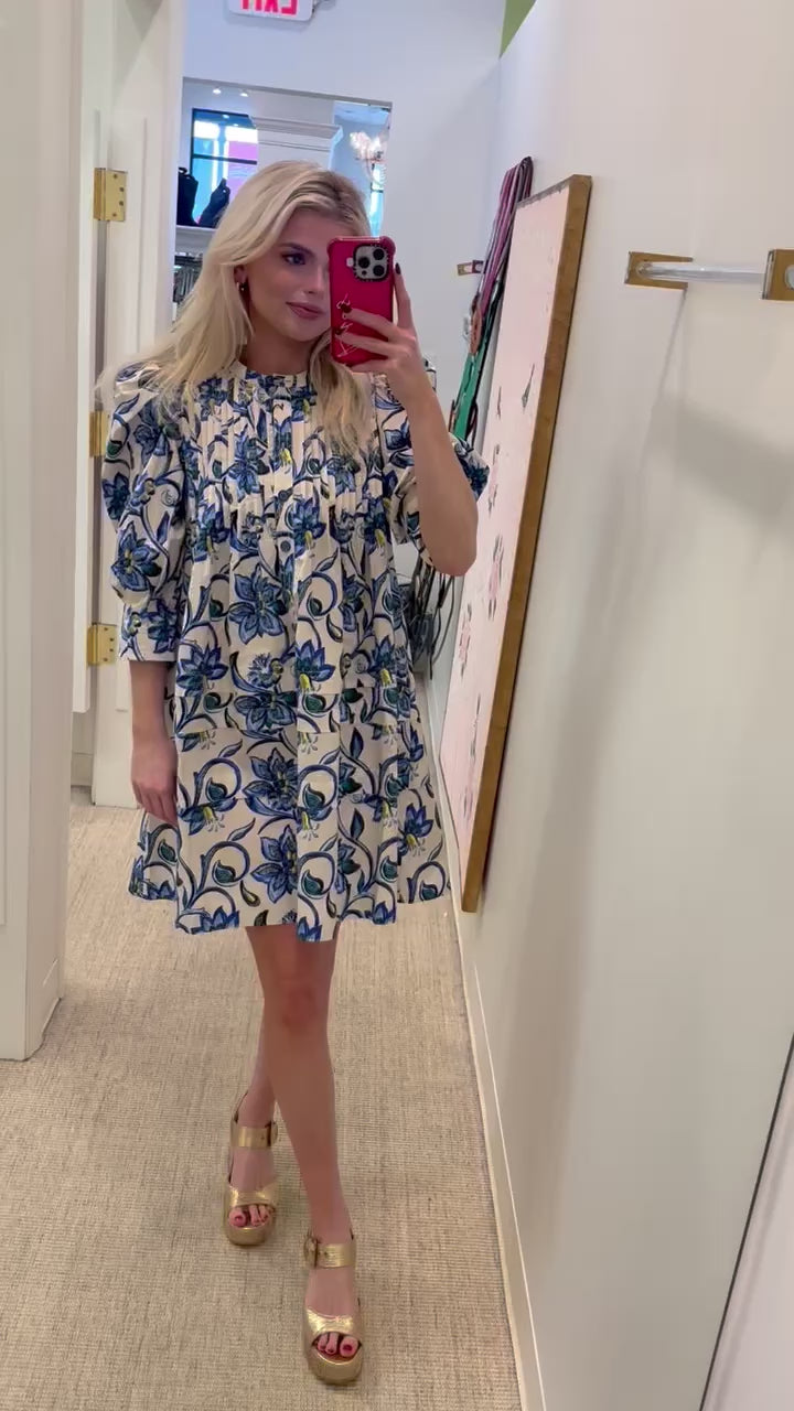 Sidney Dress | Porcelain Floral