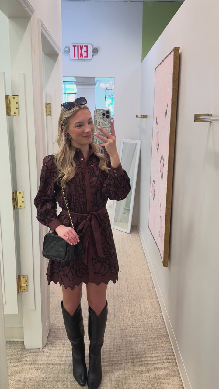 Maple Mini Dress | Brownstone Embroidery