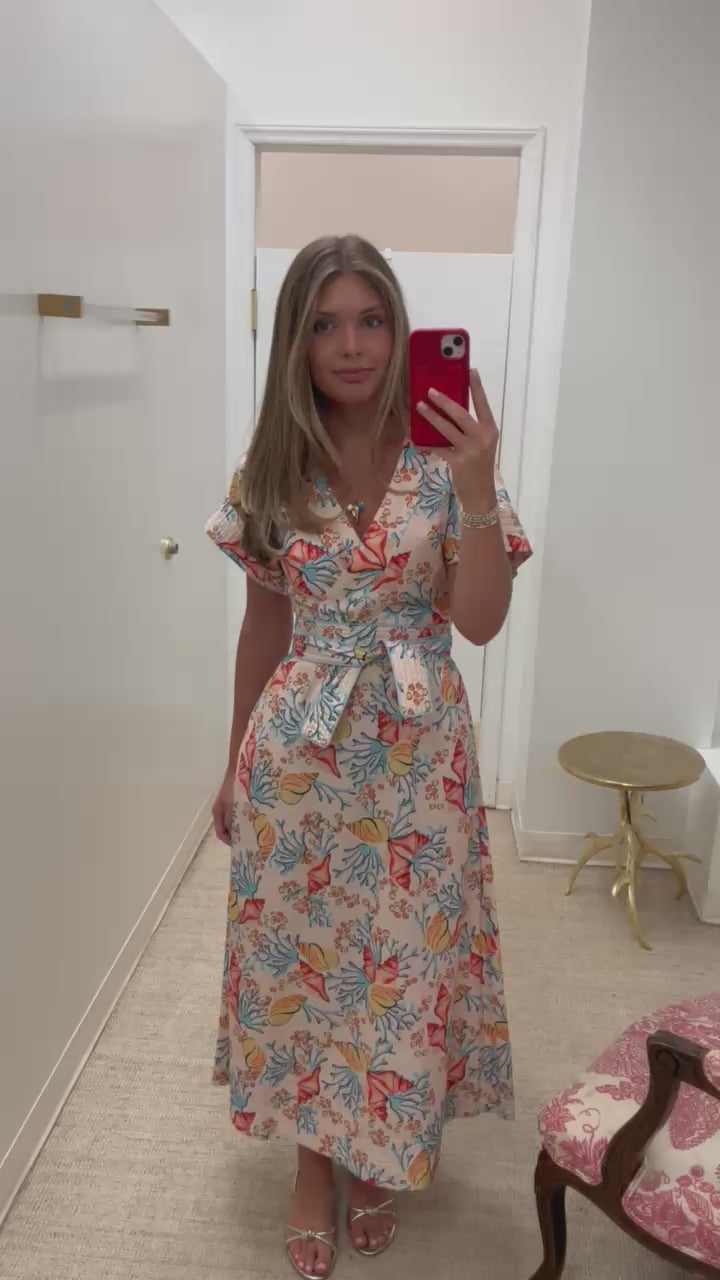 Sailor Dress | Coral Garden Blue