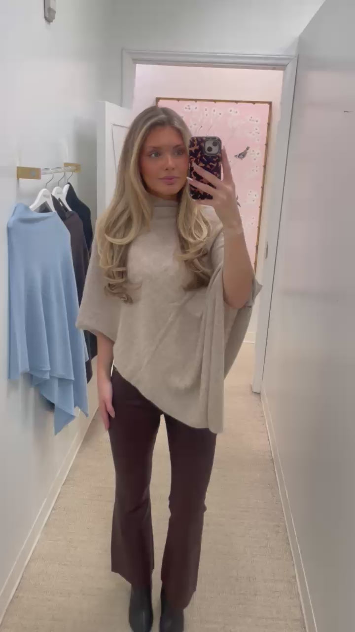 Cashmere Topper | Dark Mocha