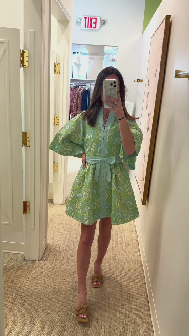 Carmen Mini Dress | Trellis Verte