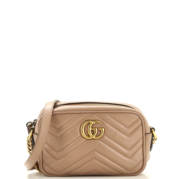 Gg Marmont Shoulder Bag Matelasse Leather Mini