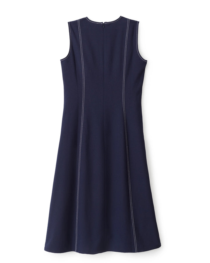 Rain Midi Dress | Dark Navy