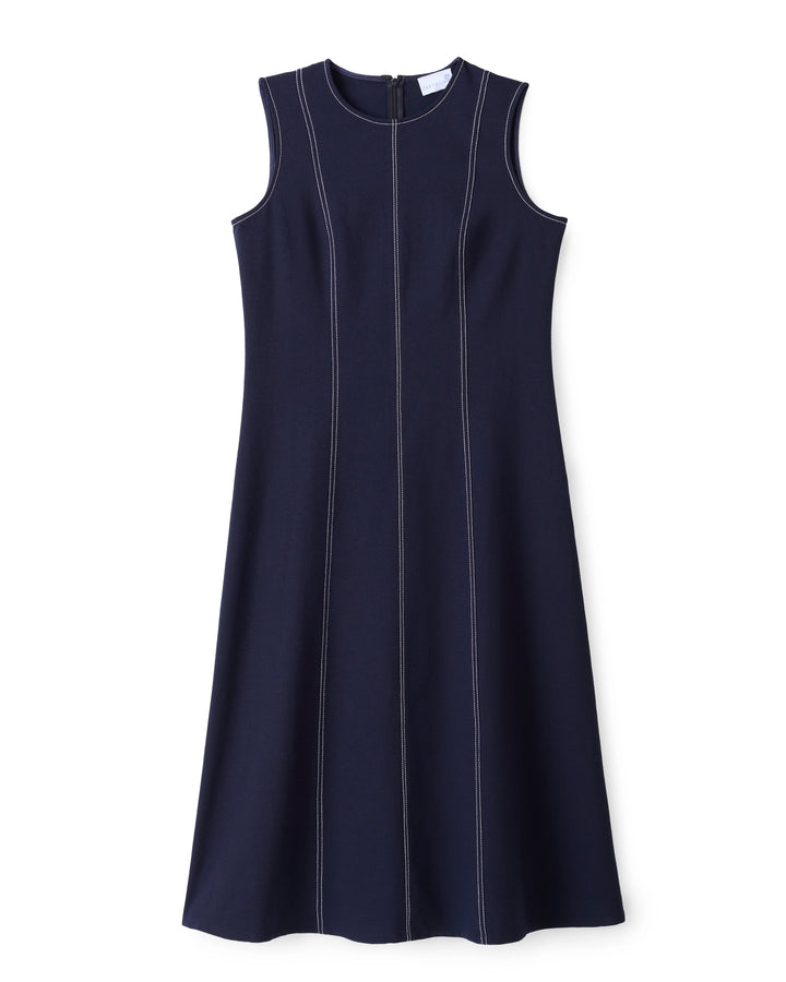 Rain Midi Dress | Dark Navy
