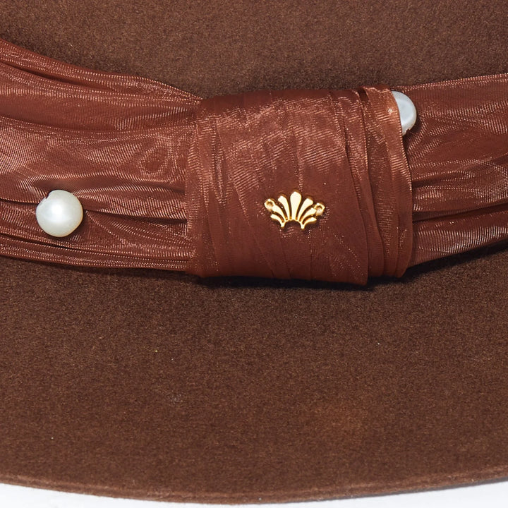Farrah Wool Rancher Hat | Walnut