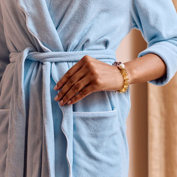 Weezie Women's Long Scallop Lightweight Robe | + Colors