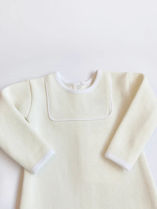 Rock Me Romper | Palmetto Pearl Ribbed