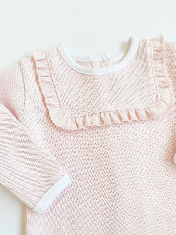 Rock Me Romper | Palm Beach Pink Ribbed