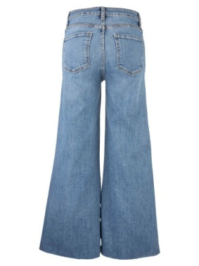 Ryan High Rise Fab Ab Super Wide Denim | Adaptability
