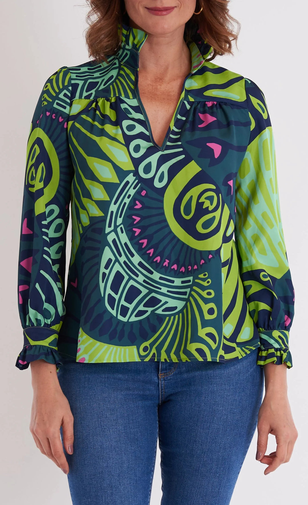 Aspen Blouse | Paddle Celadon