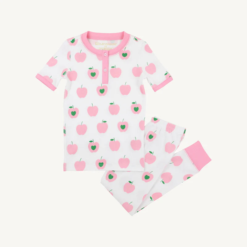 Sara Janes Short Sleeve Set | Hamptons Hot Pink