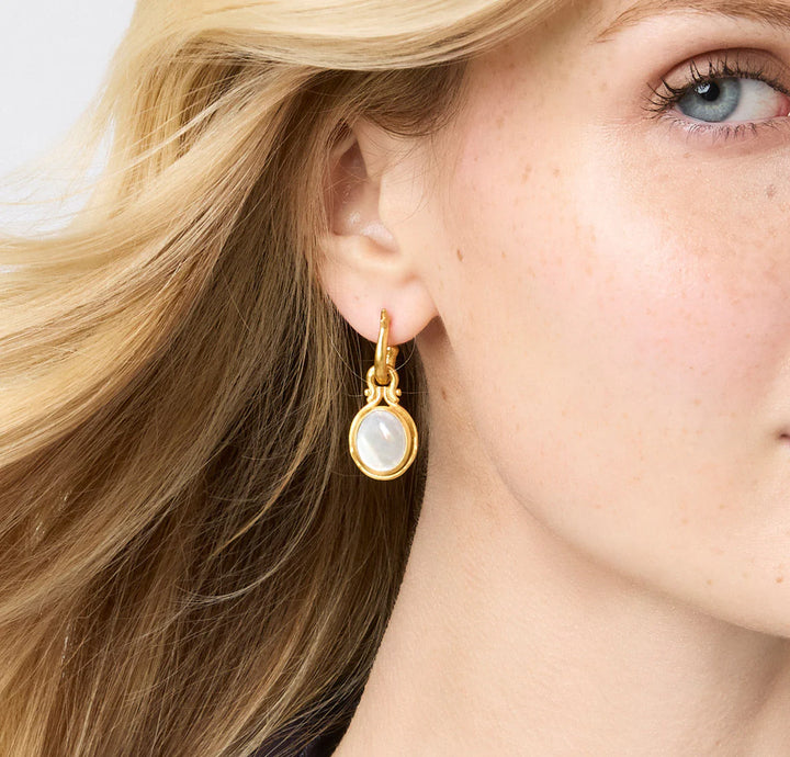 Saratoga Hoop & Charm Earrings | +Colors