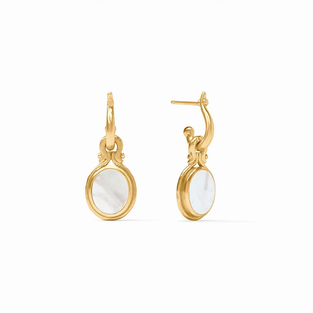 Saratoga Hoop & Charm Earrings | +Colors