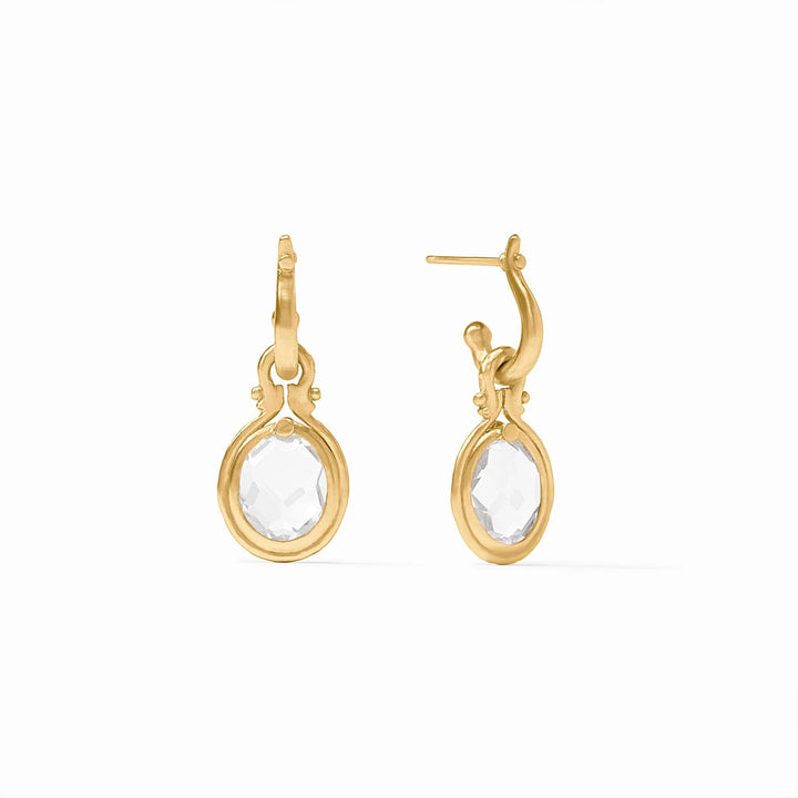 Saratoga Hoop & Charm Earrings | +Colors