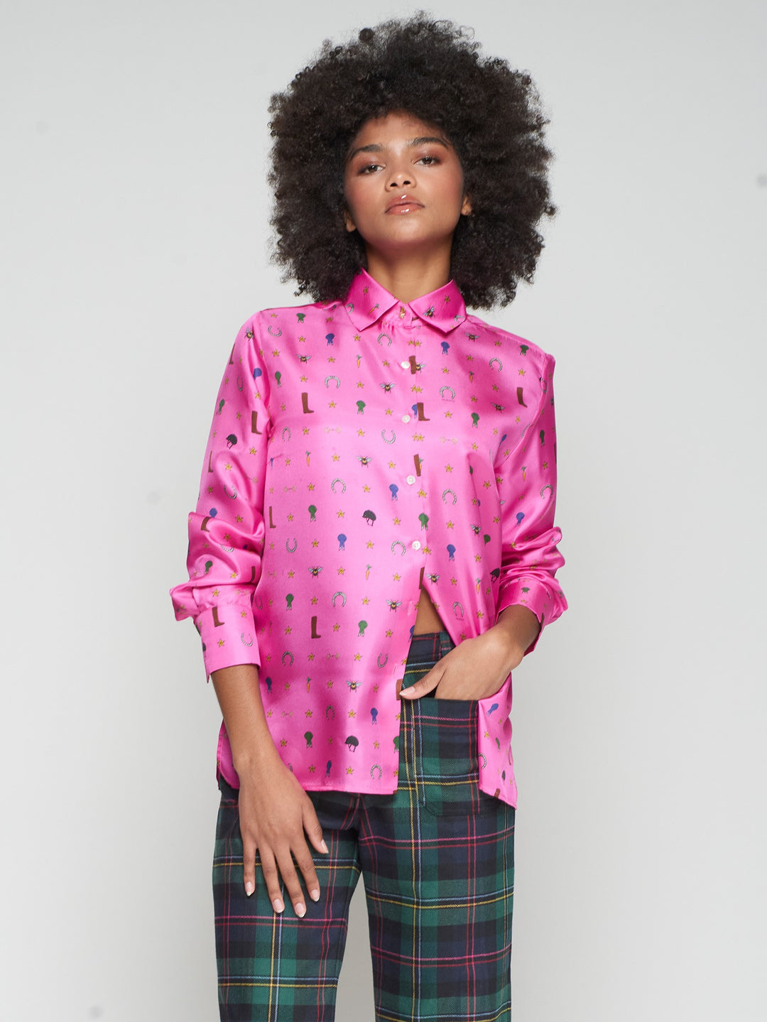 Mariela Shirt | Pink Equestrian