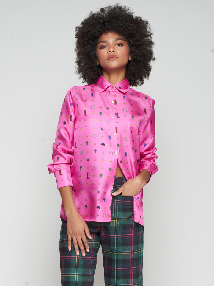 Mariela Shirt | Pink Equestrian