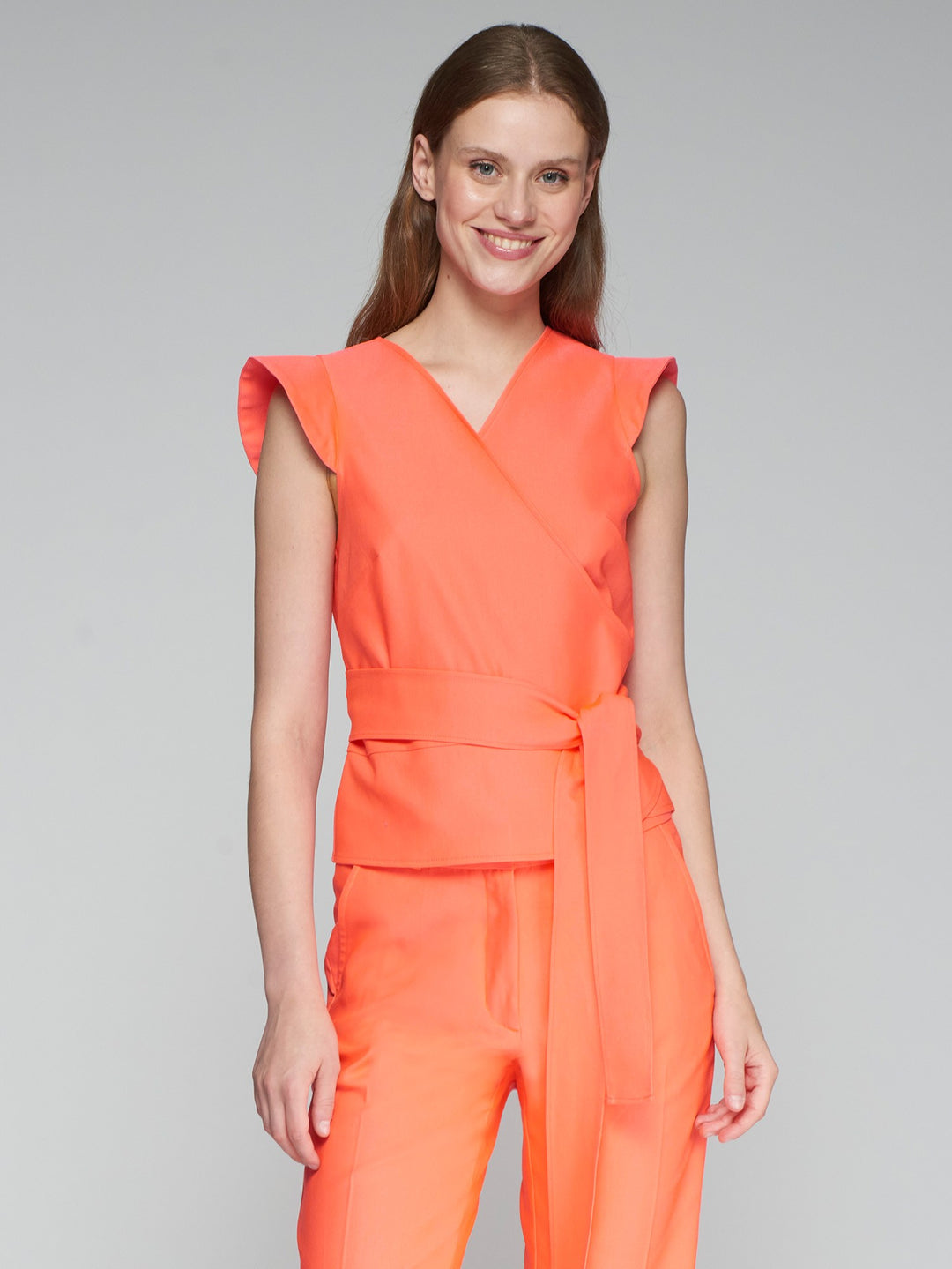 Cruzado Shirt | Orange