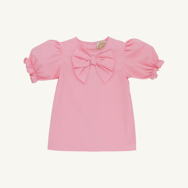 Short Sleeve Beatrice Bow Blouse & Onesie | Sandpearl Pink