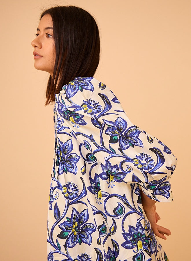 Sidney Dress | Porcelain Floral