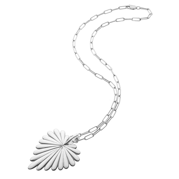 LOVE Full-Heart Necklace | Silver