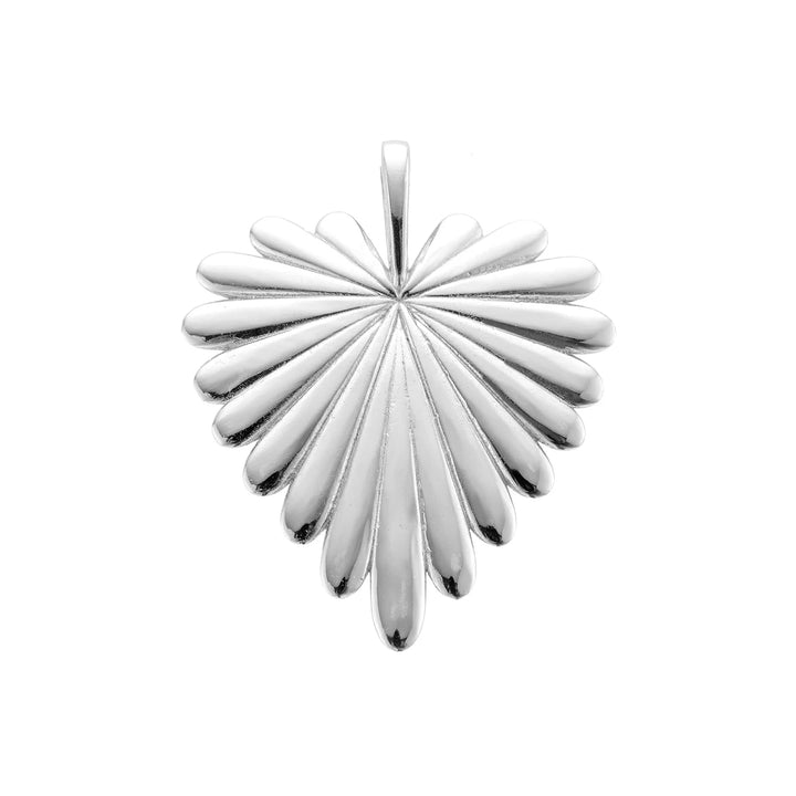 LOVE Full-Heart Necklace | Silver