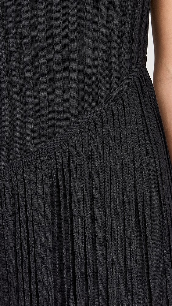 Spiral Knit Dress | Black