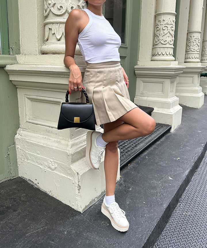 Tiger Sneaker | White Leather