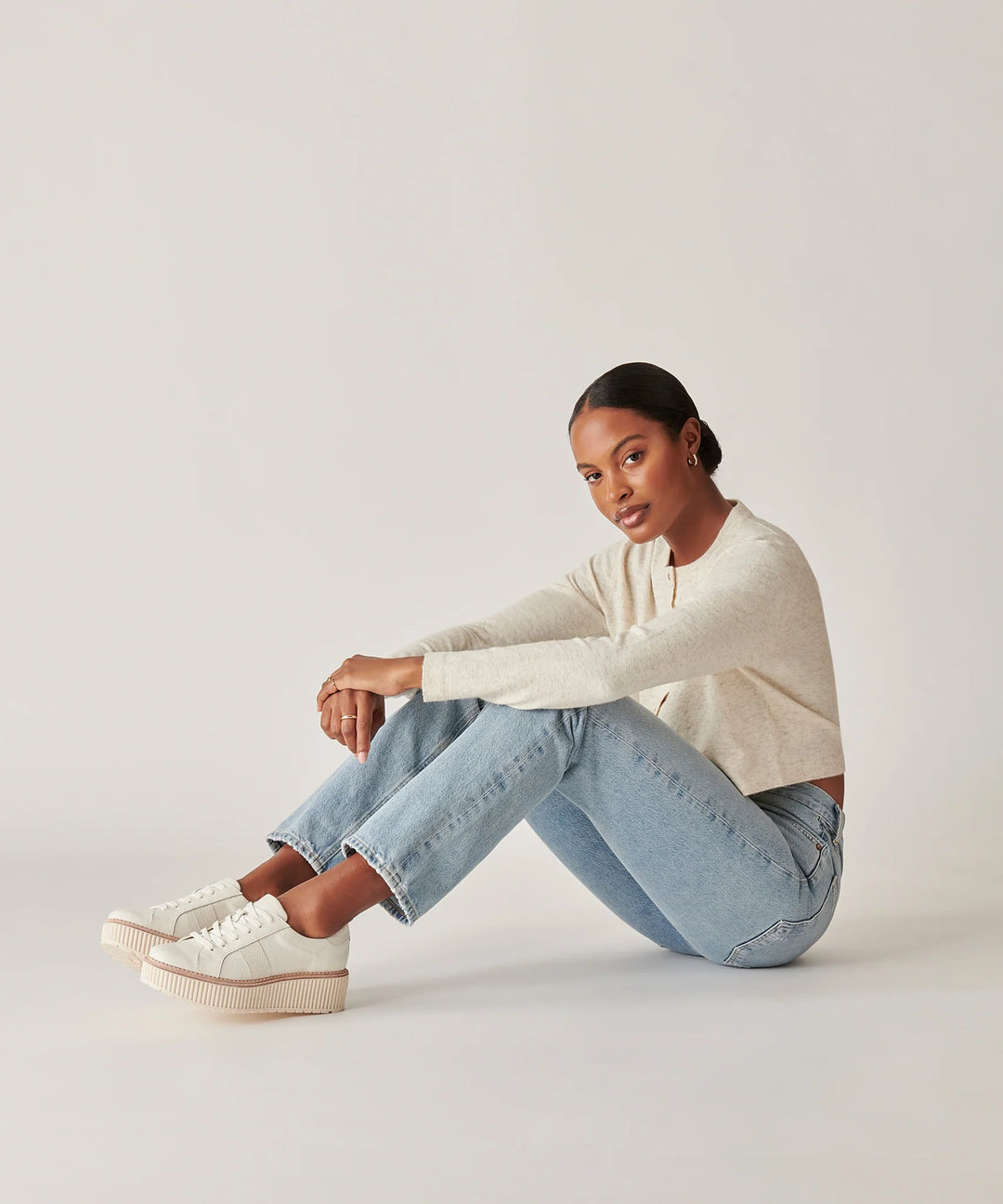 Tiger Sneaker | White Leather