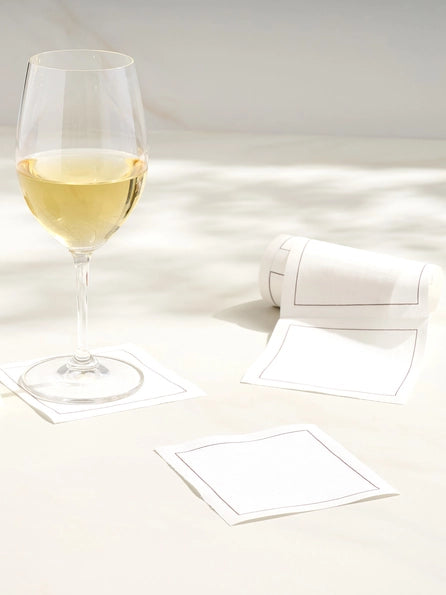 Toasting Cocktail Napkins + Stand (Sold Separately)
