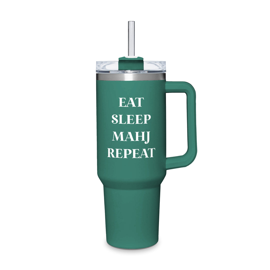 Eat Sleep Mahj Repeat Tumbler