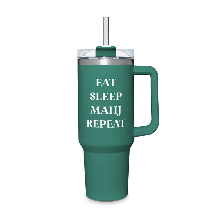 Eat Sleep Mahj Repeat Tumbler