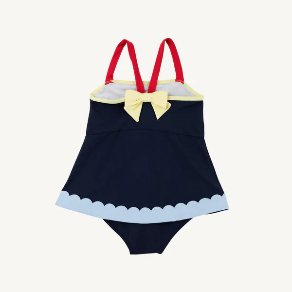Stratford Scallop Swimsuit | Nantucket Navy