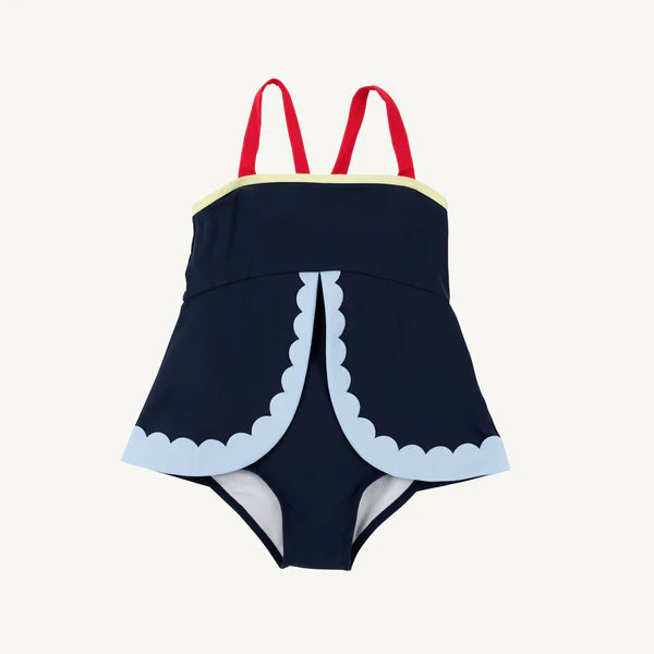 Stratford Scallop Swimsuit | Nantucket Navy