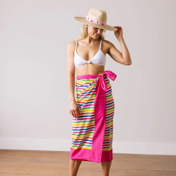 Andie Sarong | Rainbow Stripe
