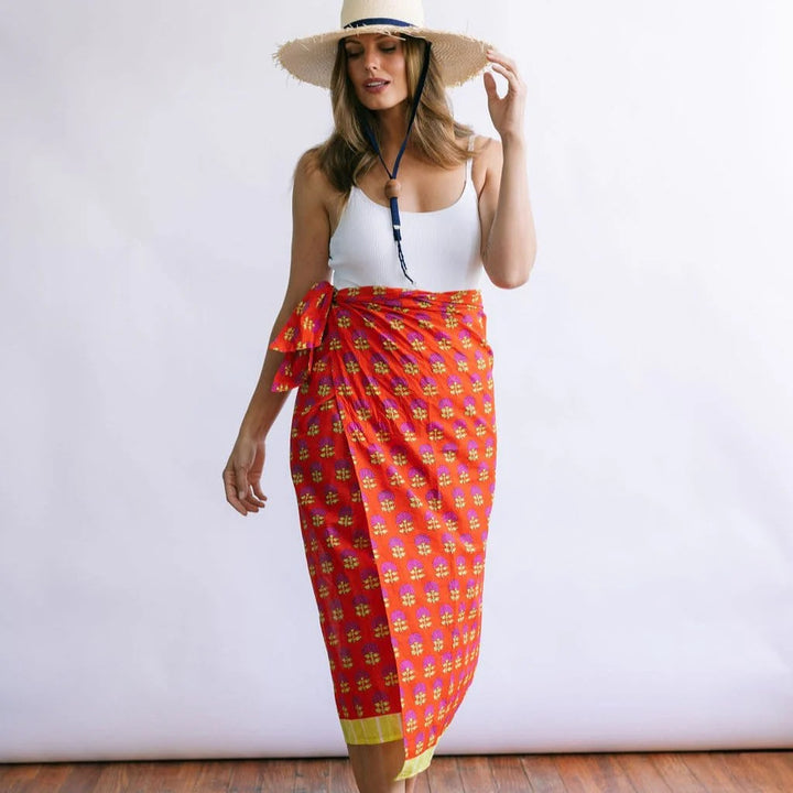 Cherry Marigold Sarong