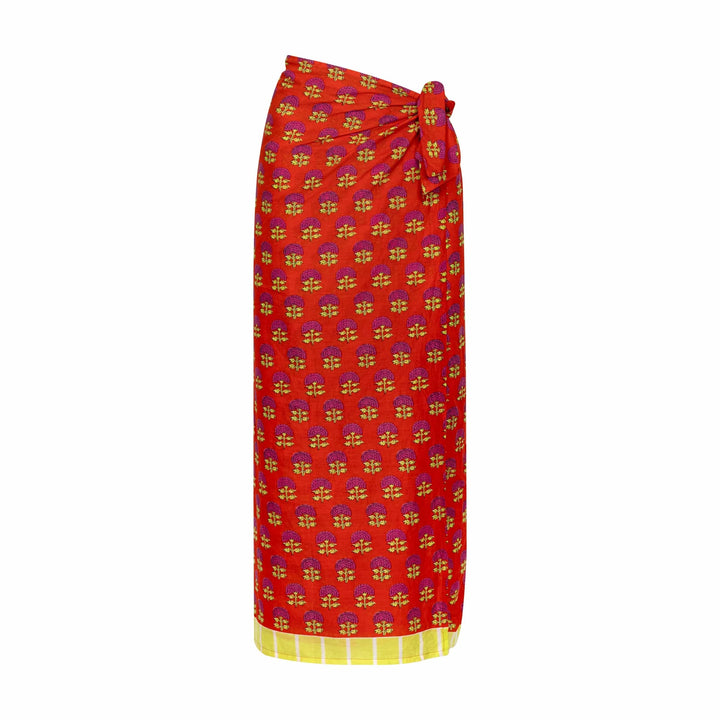 Cherry Marigold Sarong