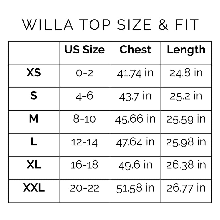 Willa Top | Blue Bay Gingham