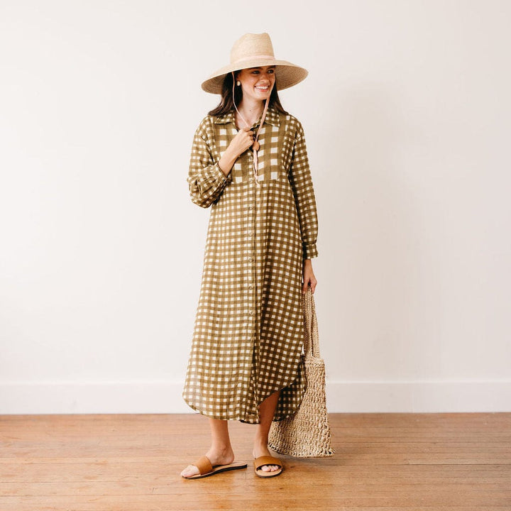 Painted Gingham Hadley Dress