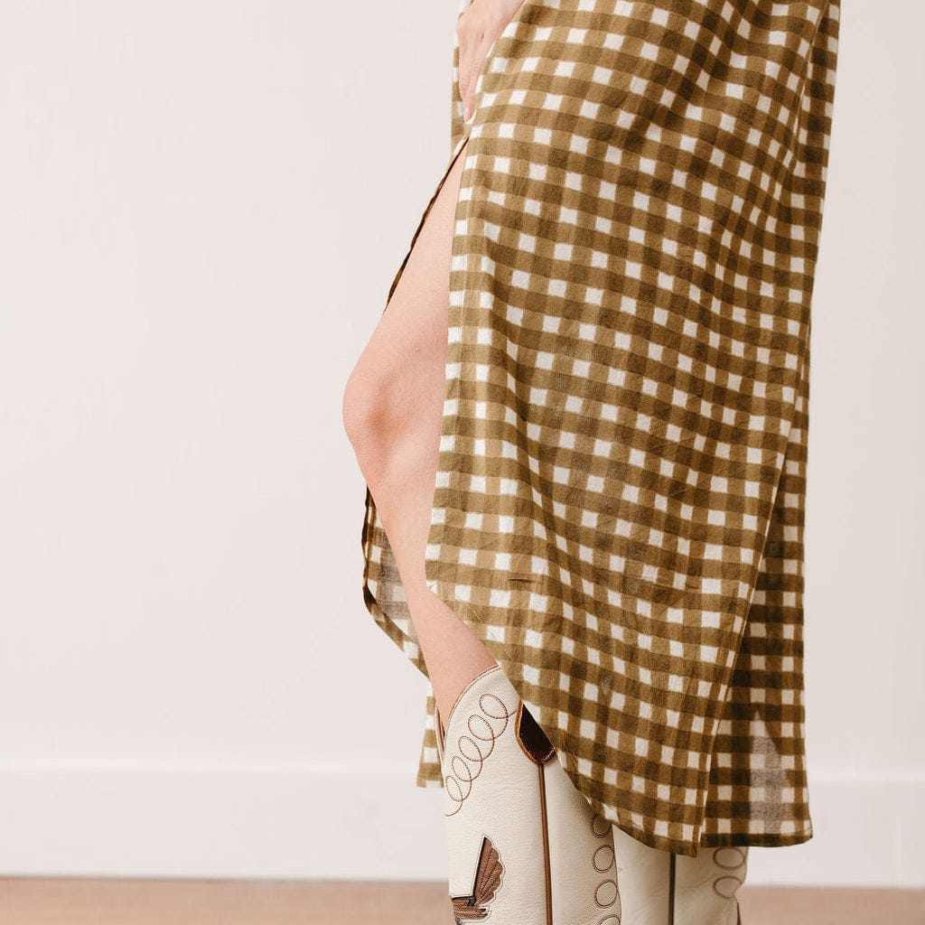 Painted Gingham Hadley Dress