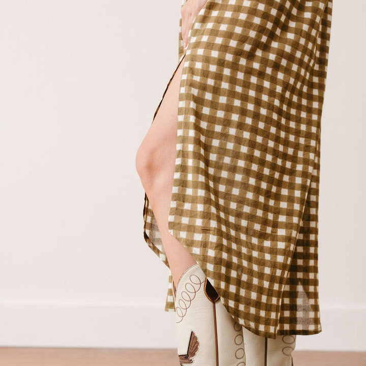 Painted Gingham Hadley Dress