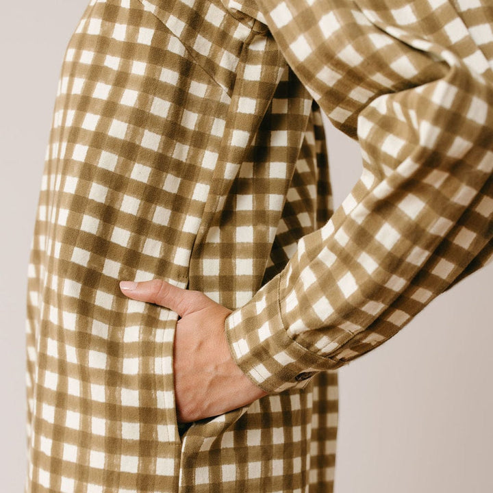 Painted Gingham Marlowe Dress